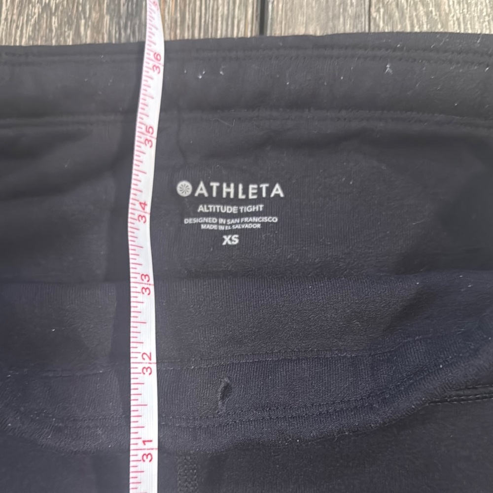 Athleta fleece Black Leggings - Picture 2 of 7